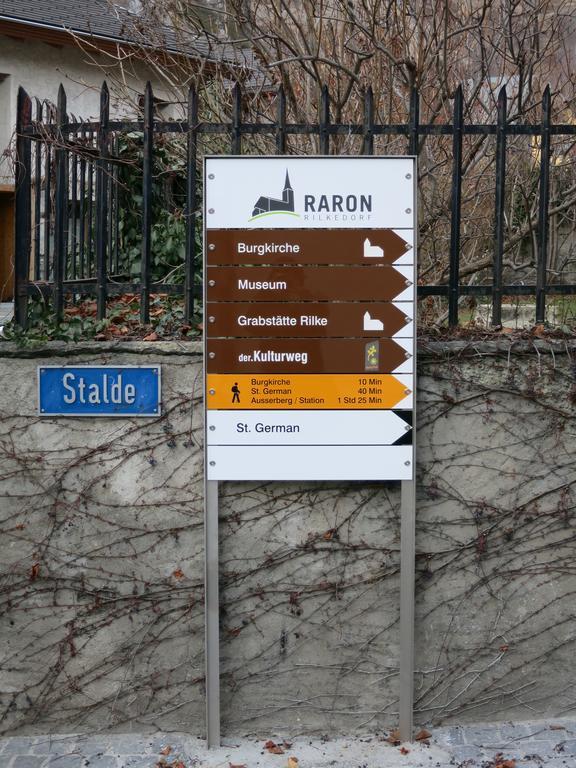 Apartment Rilkedorf Raron المظهر الخارجي الصورة